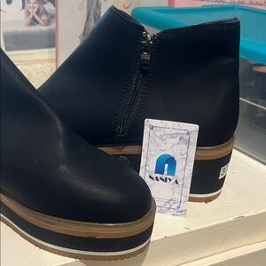 Black Ankle Booties for Women